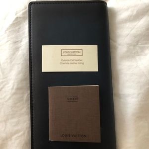 Louis Vuitton Blue Brazza Navy Wallet